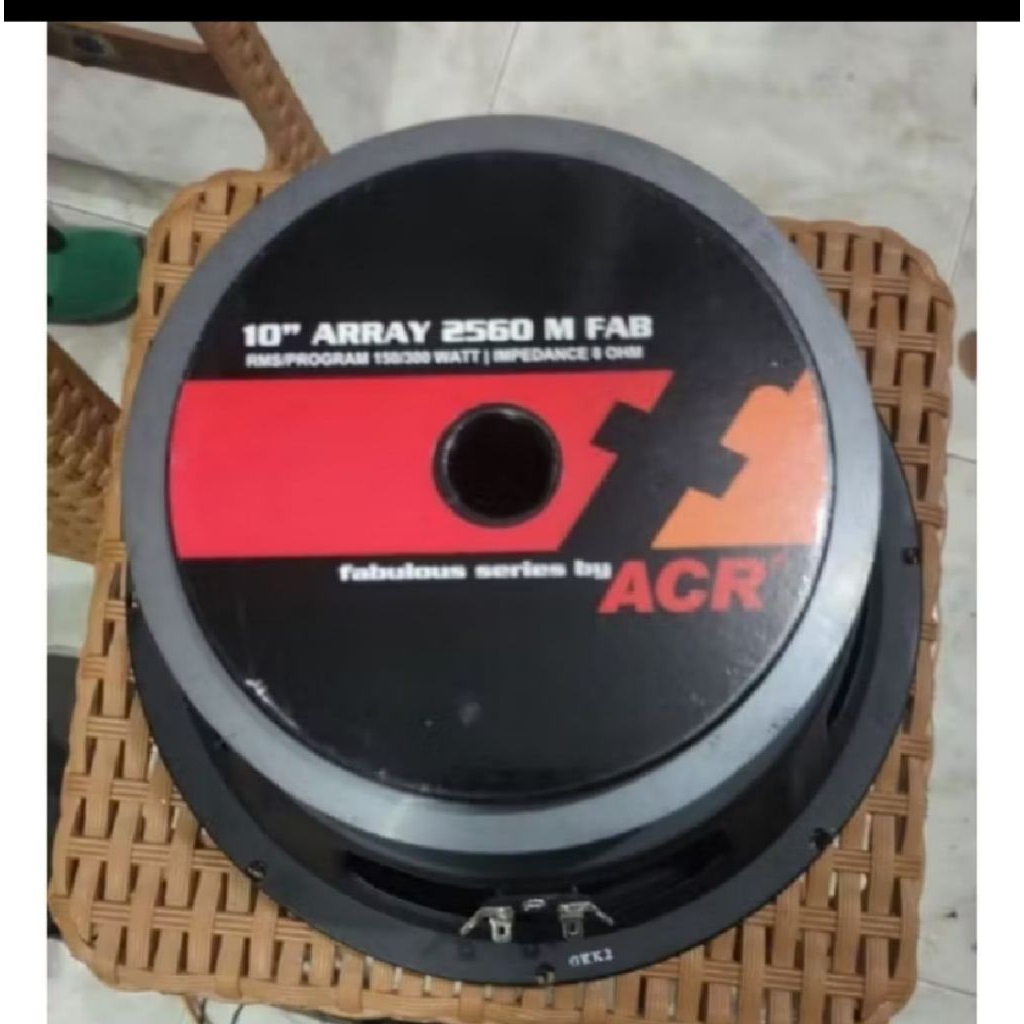 Speaker ACR Fabulous 10 Inch 2560M - Suara Mid Bersih, Ideal untuk Vocal dan Array