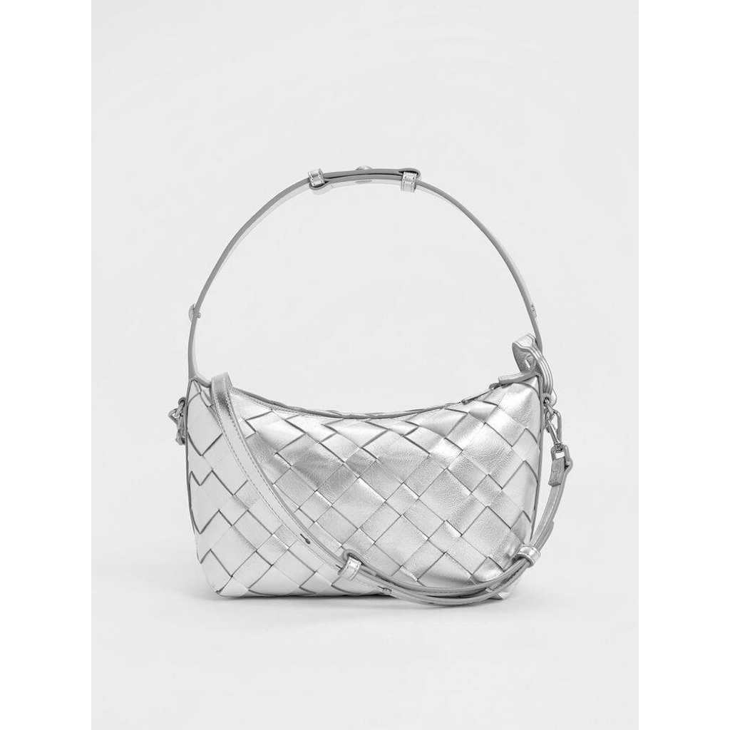 TAS WANITA TAS SELEMPANG WANITA CK IVETTE WOVEN SHOULDER BAG