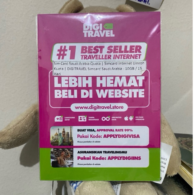 NEW | Sim Card Saudi Arabia Quota | Simcard Internet Umroh Kuota | DIGITRAVEL Simcard Saudi Arabia