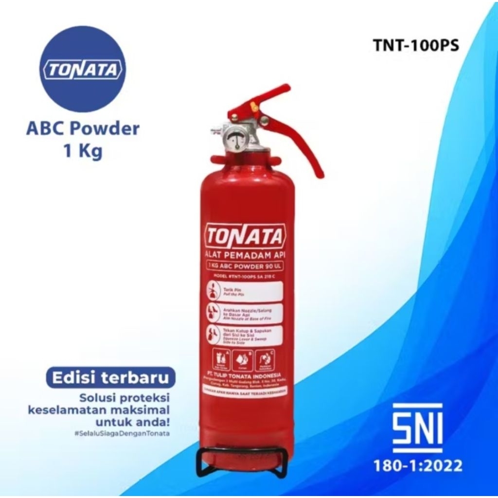 promo obral apar powder 1kg tonata / semprotan pemadam 1kg / alat pemadam api mini 1kg
