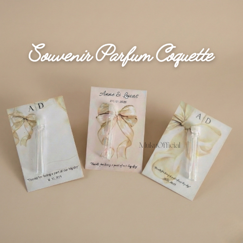 Souvenir parfum pernikahan Coquette souvenir wedding aesthetic