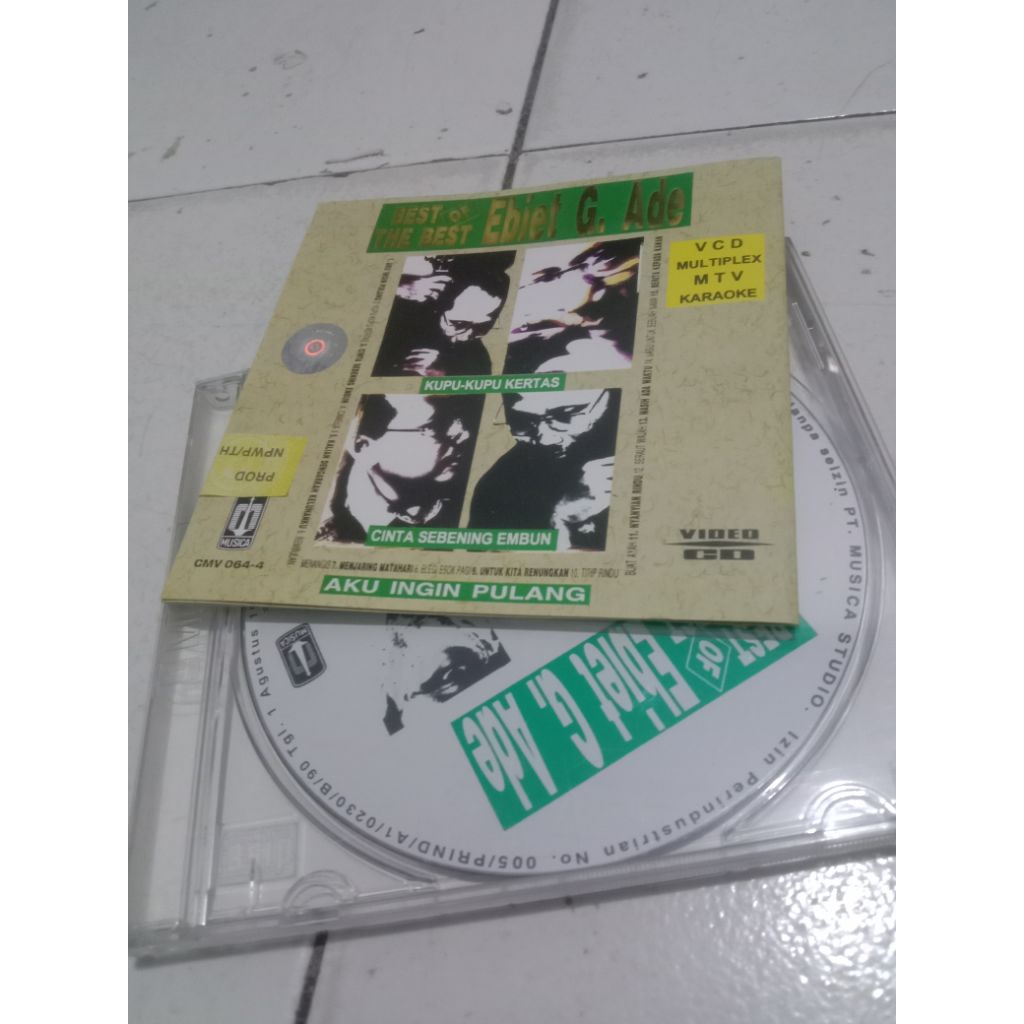 VCD Best Of The Best Ebiet G Ade