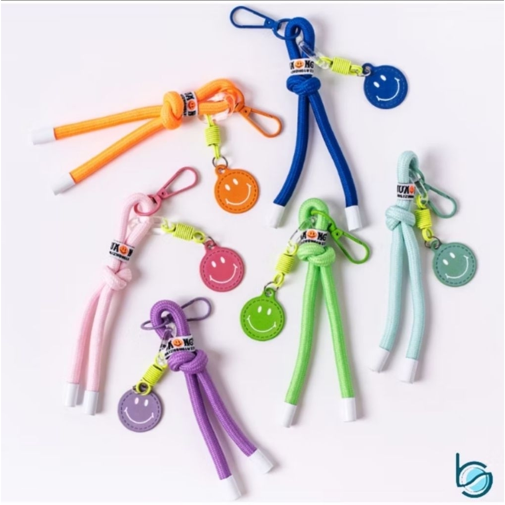 Gantungan Tas Sekolah, Gantungan Kunci Smile, Gantungan Fullcolor