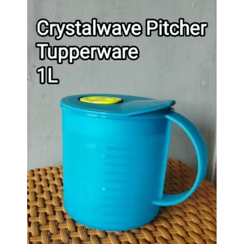 Crystalwave Pitcher||Micro Pitcher 1L Tupperware Baru