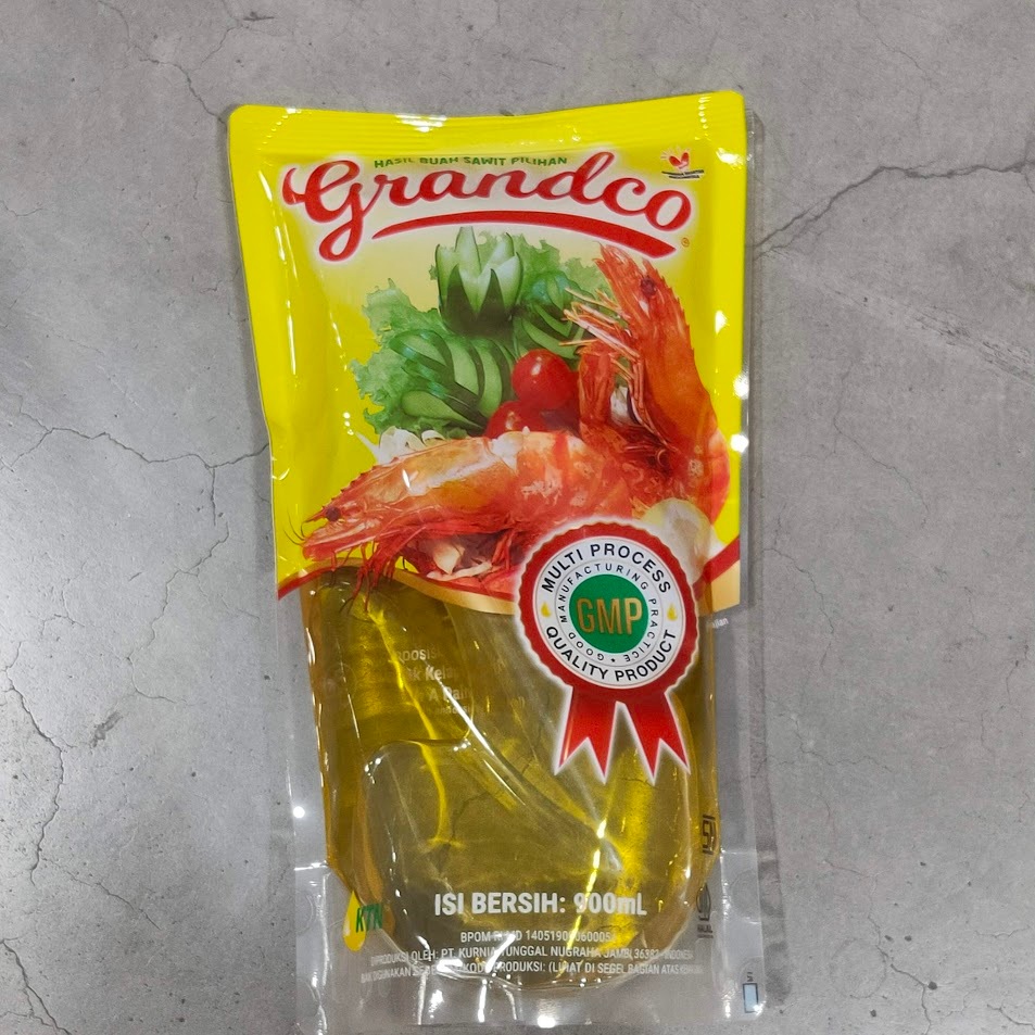 Minyak Goreng GRANDCO 1 karton isi 12 pcs x 900ML