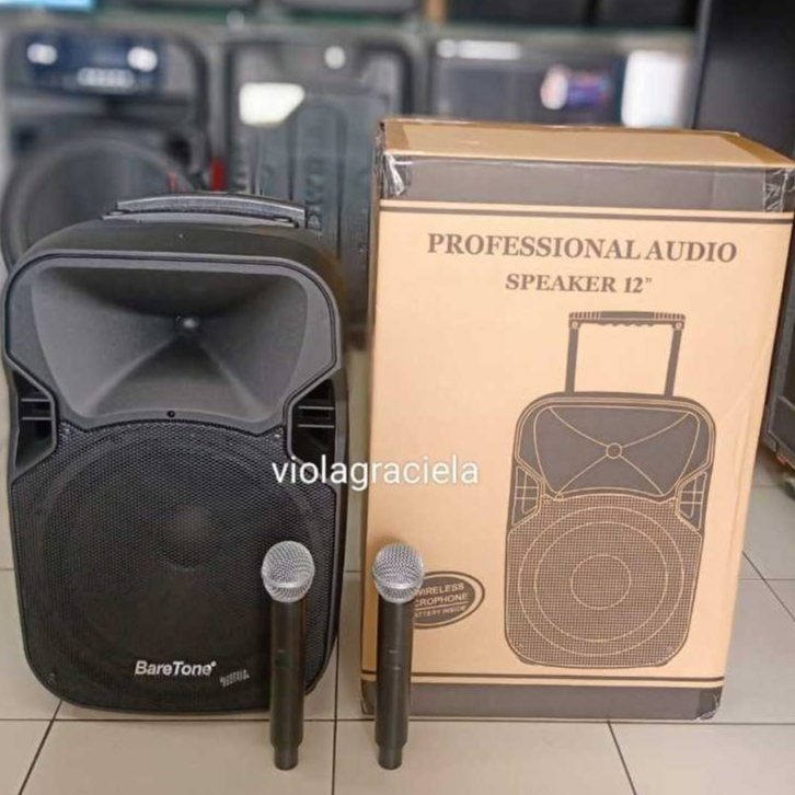 BARETONE MAX12AL PORTABLE BARETONE MAX 12 AL SPEAKER WIRELESS BARETONE MAX 12AL ORIGINAL 12INCH