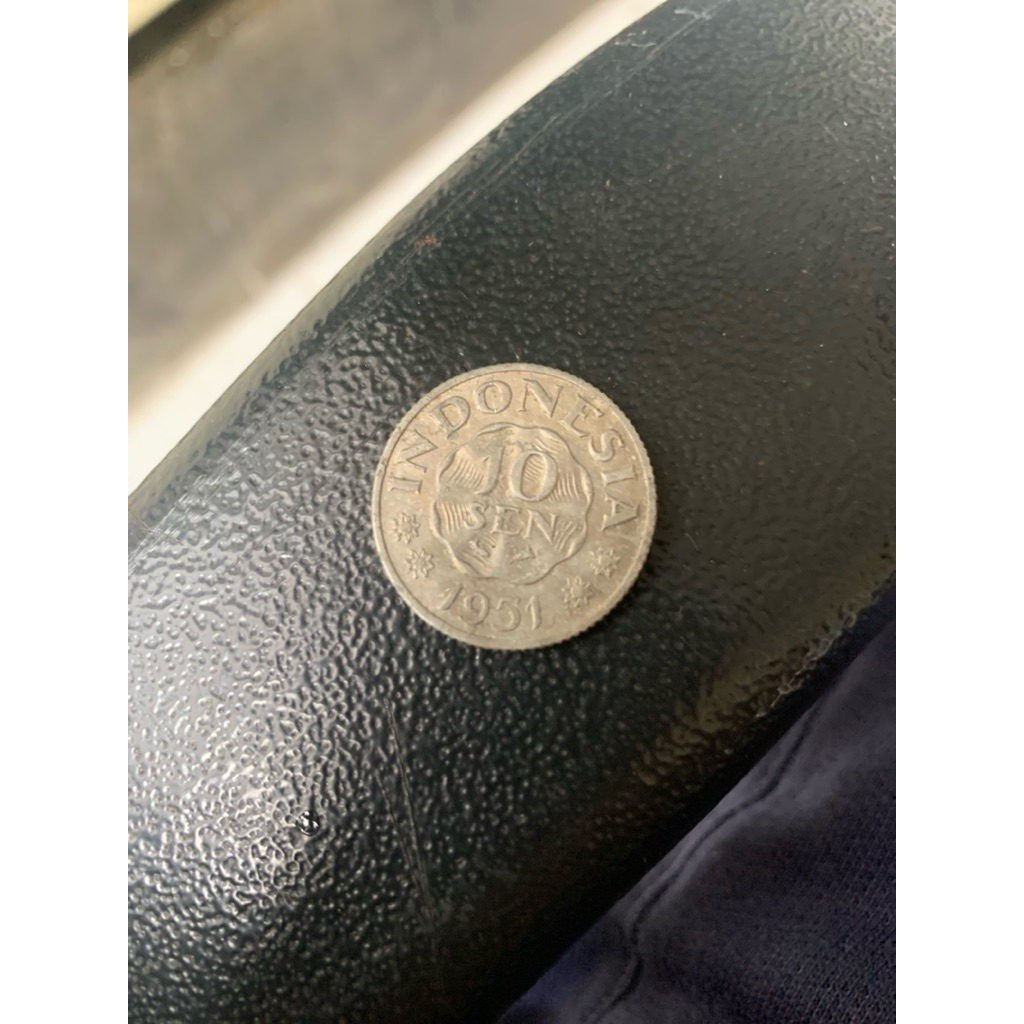 uang koin kuni 10 sen 1951