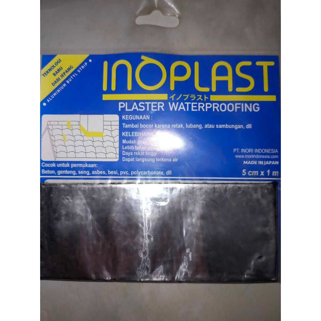 Lakban Anti Bocor, Plester Atap, Plester Anti Bocor, Inoplast Plaster Waterproofing Anti Bocor (1M×5