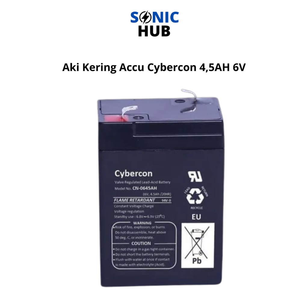Aki Kering Accu Cybercon 4,5AH 6V