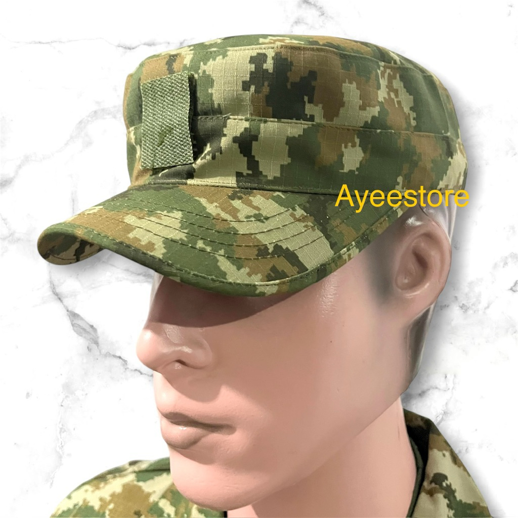 topi komando pdl prima sage green asli jatah tni terbaru / topi pet sage / topi komando jatah tni / 