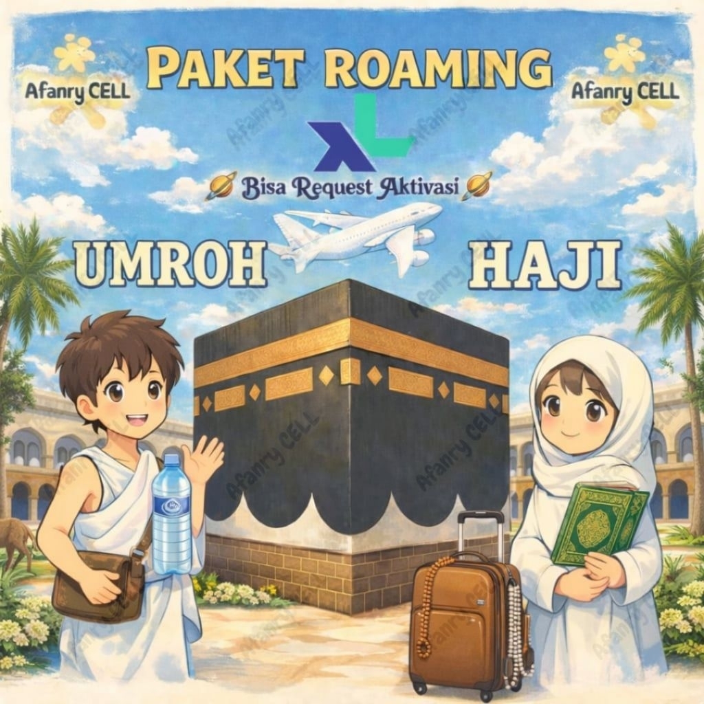 PAKET ROAMING HAJI UMROH XL