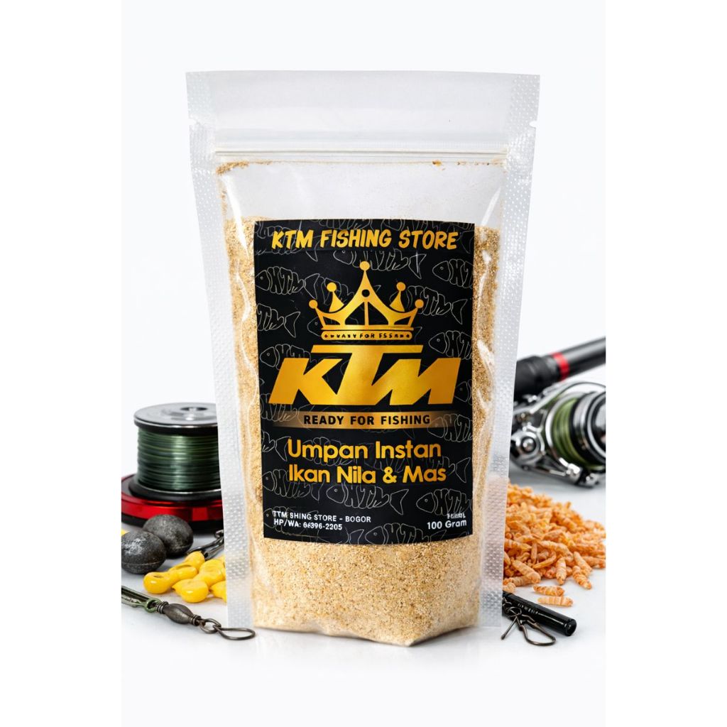 Umpan Ikan Mujaer, Nila dan Mas KTM Berprotein tinggi