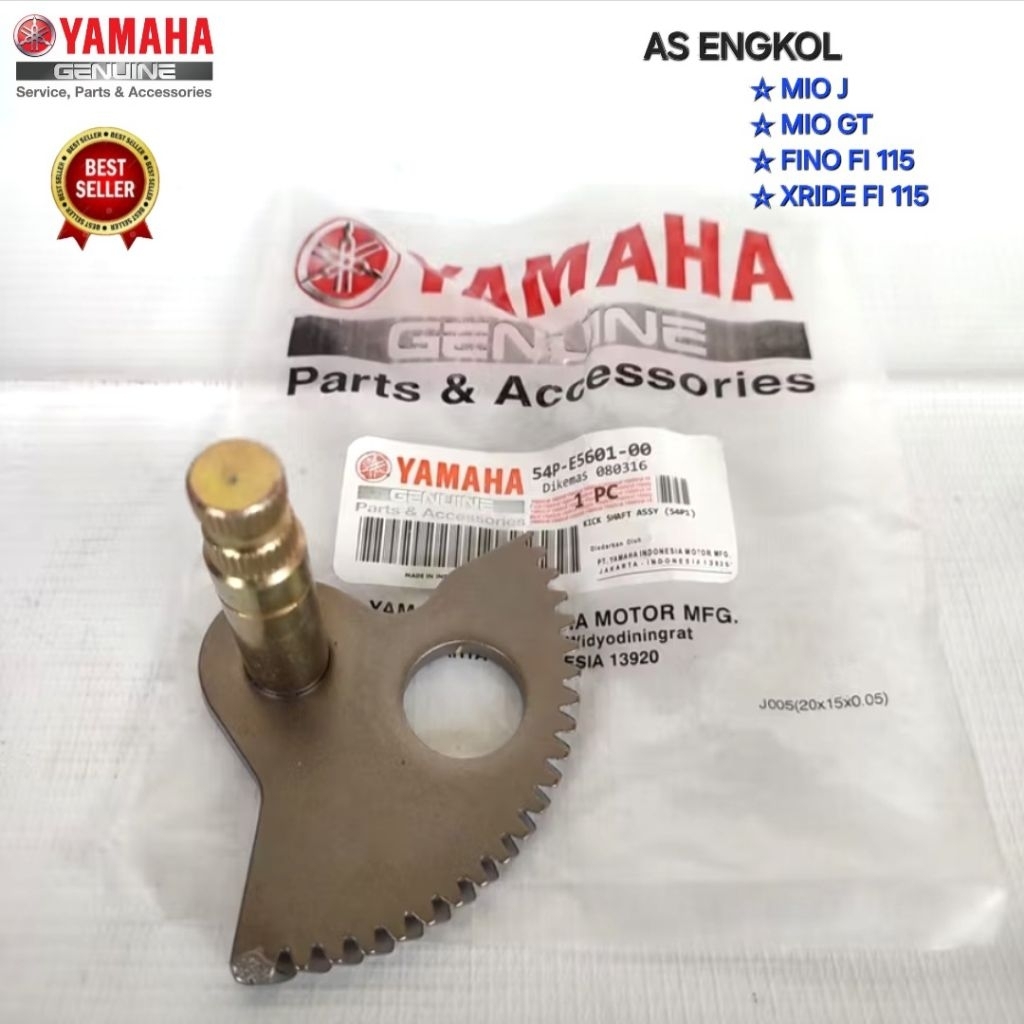 AS ENGKOL KICK STATER SELAHAN MIO J MIO GT FINO FI 115 XRIDE FI 115 SOUL GT115 ORIGINAL YAMAHA 54P