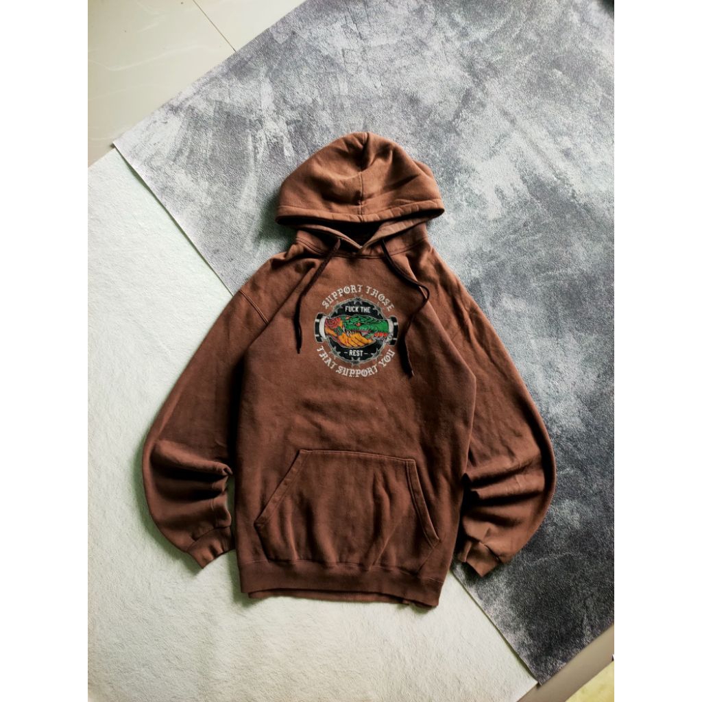 Hoodie Dragon Brown Second