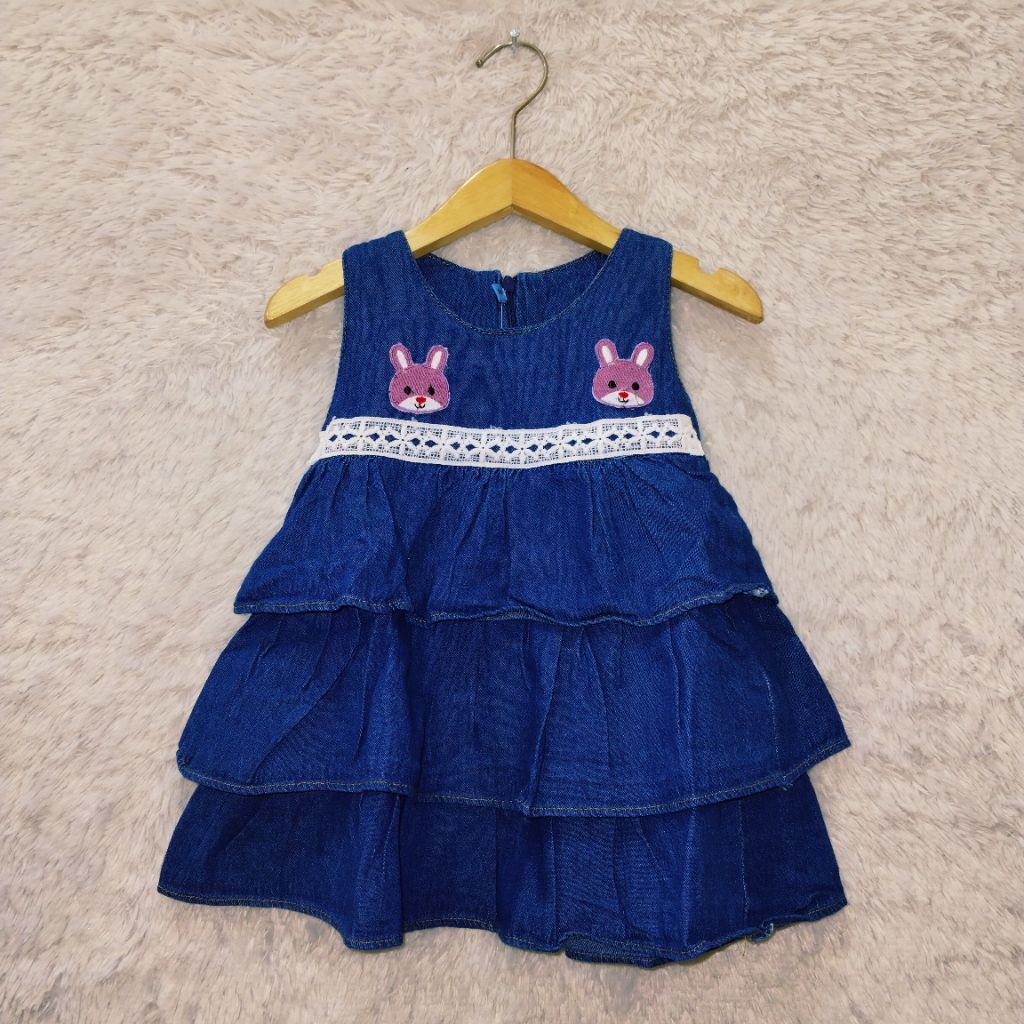 DRESS BABY JEANS REMPEL BUNNY SAKURA