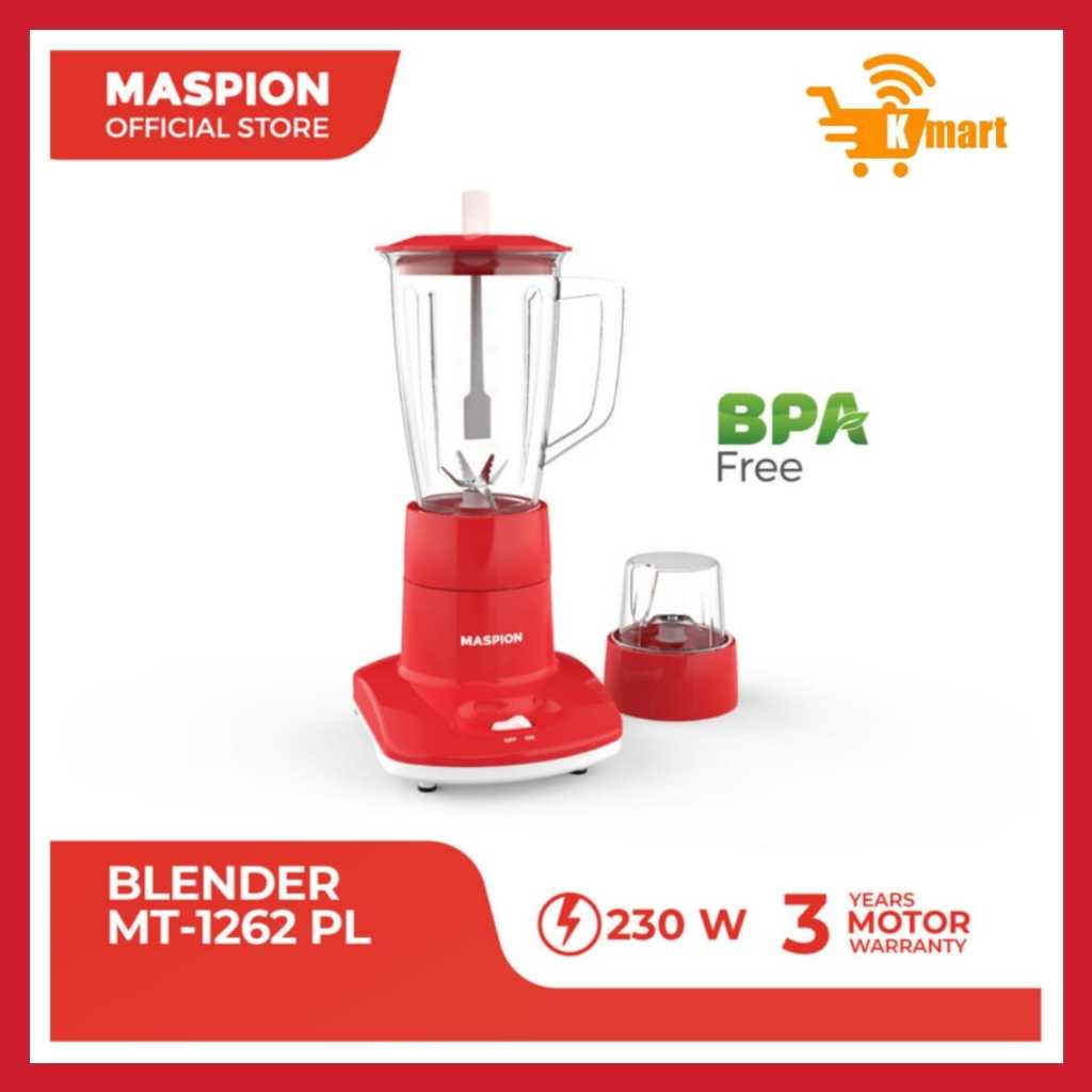Maspion Blender Plastik 1 Liter MT - 1262 PL