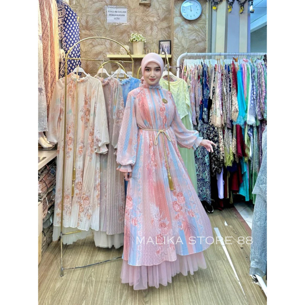 Pakaian Muslim Prempuan Gamis Perempuan Ramadhan Gsmis Kekinian Brokat Gamos Maxi Famis Islami Korea
