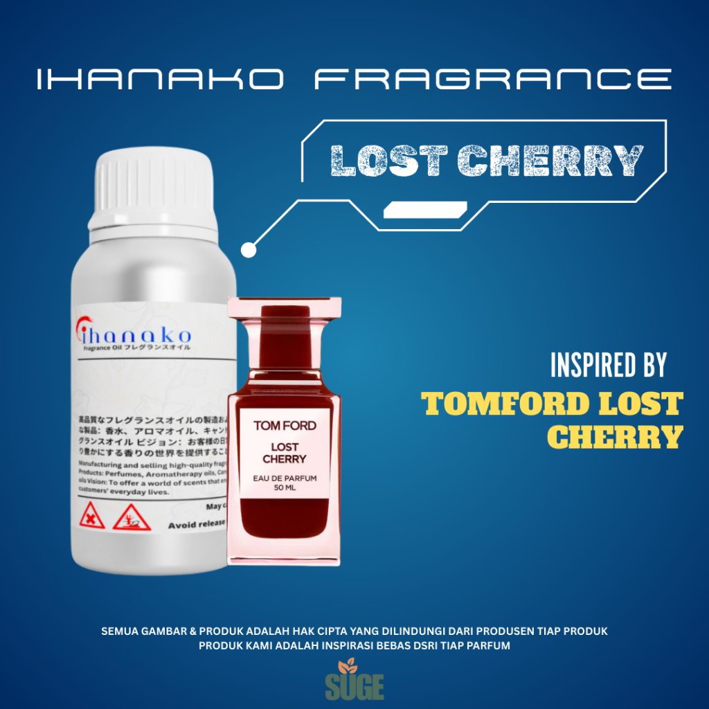 LOST CHERRY | BIBIT MURNI IHANAKO FRAGRANCE JAPAN | PARFUM PRIA DAN WANITA