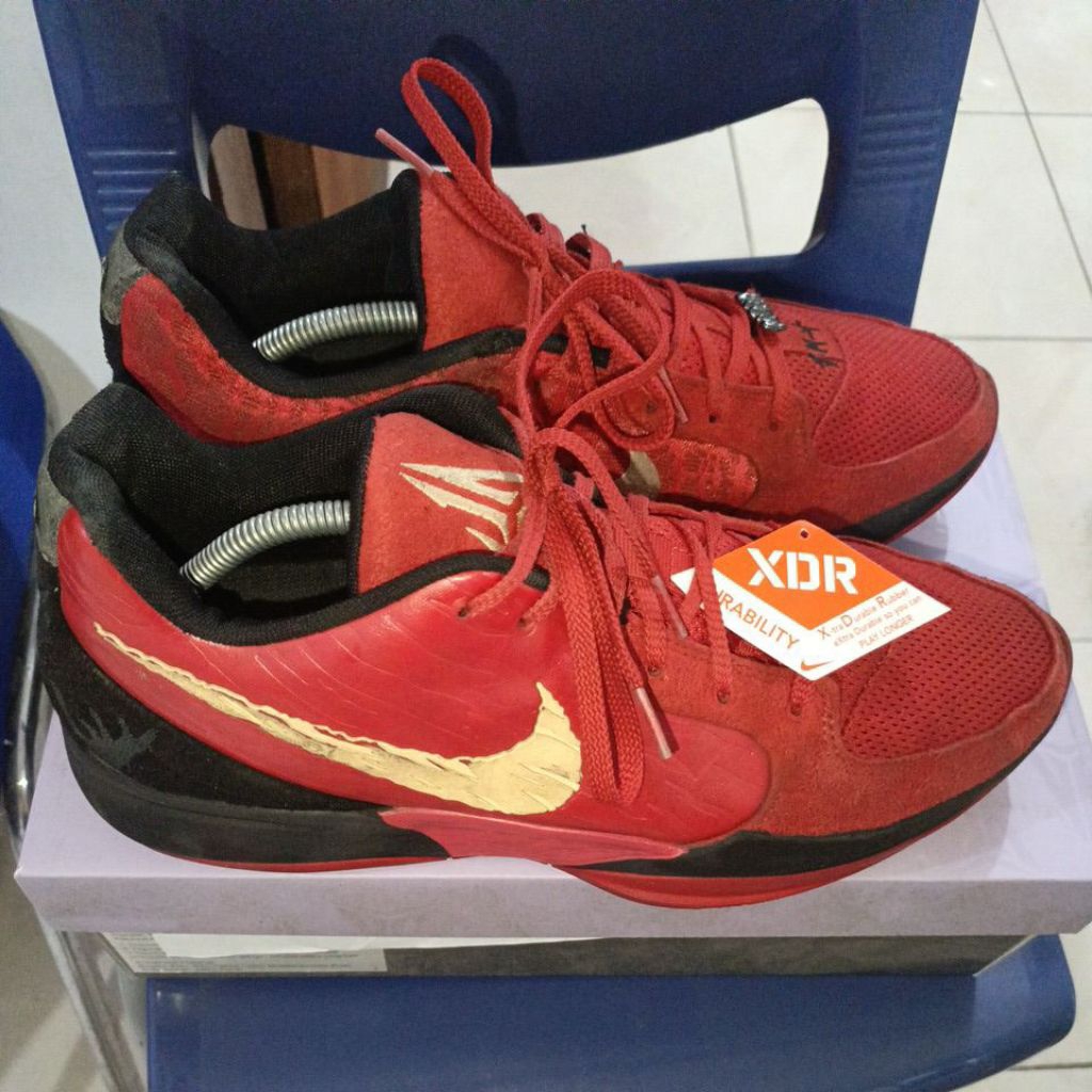 Sepatu basket original Ja morrant 2 nightmare size 46 insole 30, beli di hoops lengkap box dan tas h
