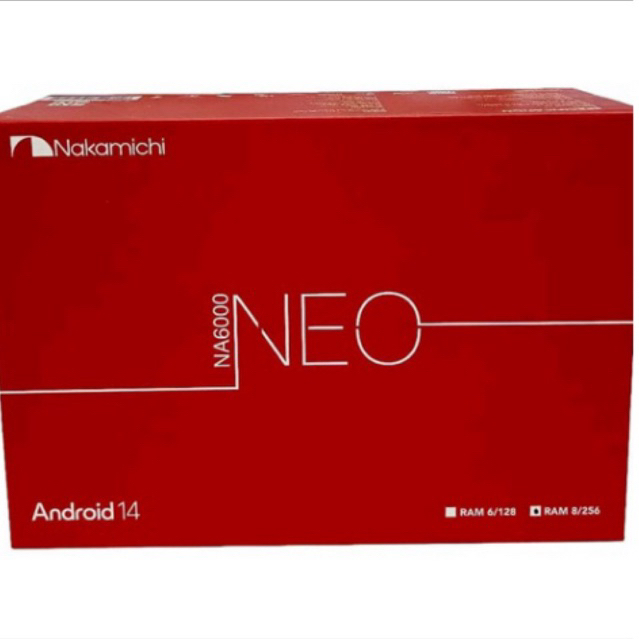 Nakamichi Neo NA6000 Ram6/128 Headunit Android 9/10 in Ram 6/128