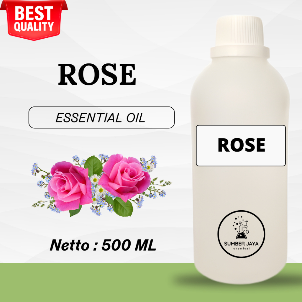 Rose Essential Oil / Minyak Atsiri Bunga Mawar 500 ML ASLI