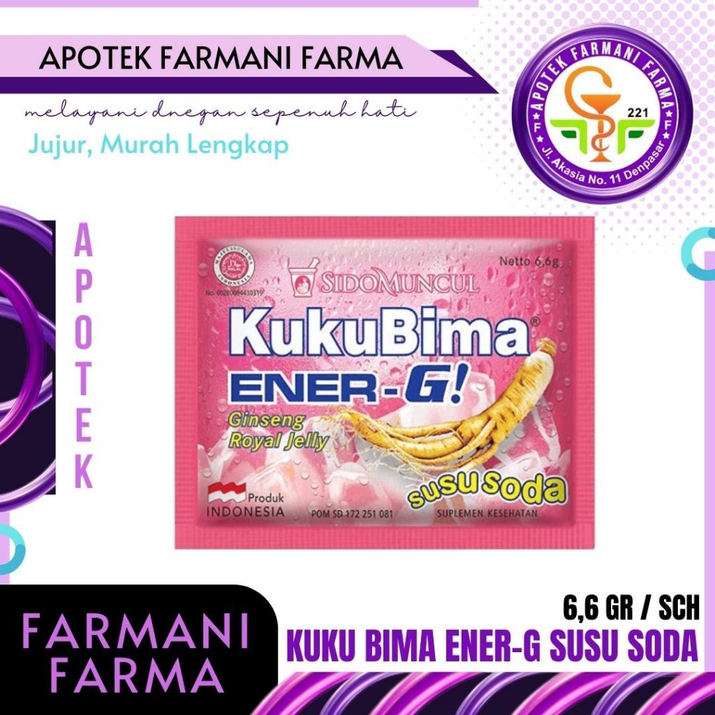 SIDOMUNCUL KUKU BIMA ENERGI RASA SUSU SODA / MINUMAN ENERGI / STAMINA TUBUH / Sidomuncul Kuku Bima E