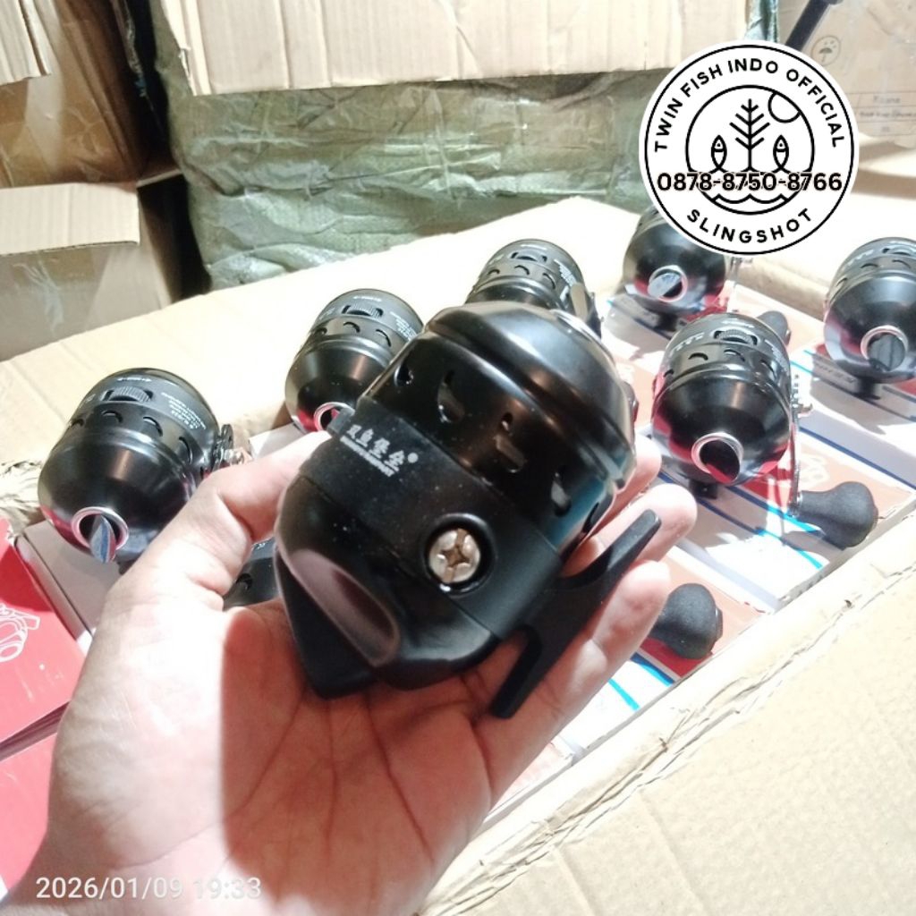 EXPRESS rell ketapel ikan Spincast JG25 Gulungan Ketapel ikan