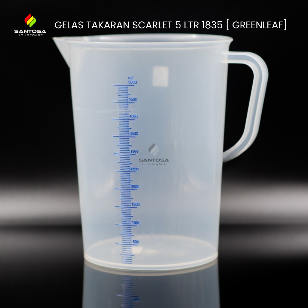 GELAS TAKAR SCARLET 5LTR 1835 [GREEN LEAF]