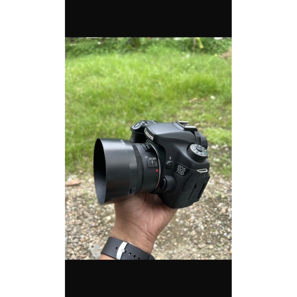 Canon 70D + Lensa Fix Canon 50mm STM