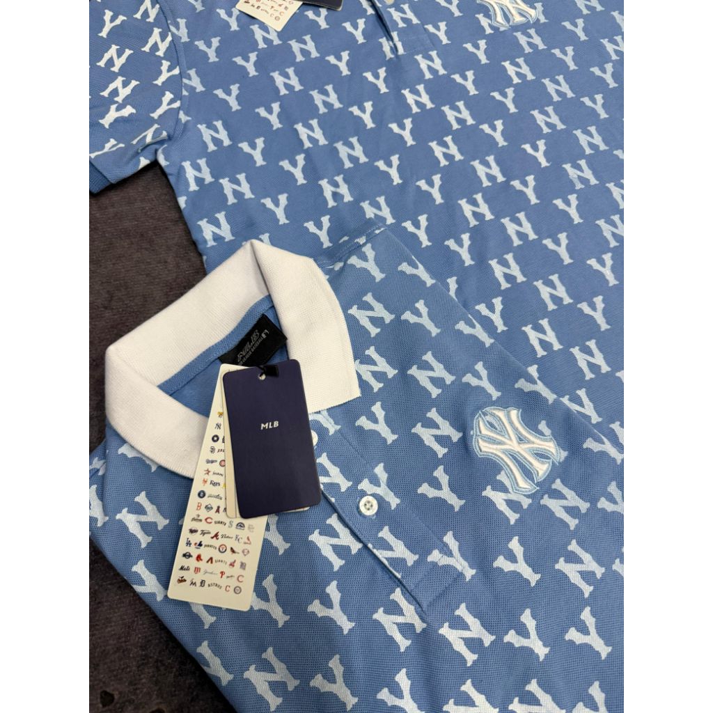 Kaos Kerah MLB Fulprint Pria Wanita