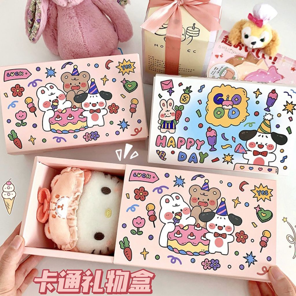 lutlog.st • box hampers birthday slide cute animal