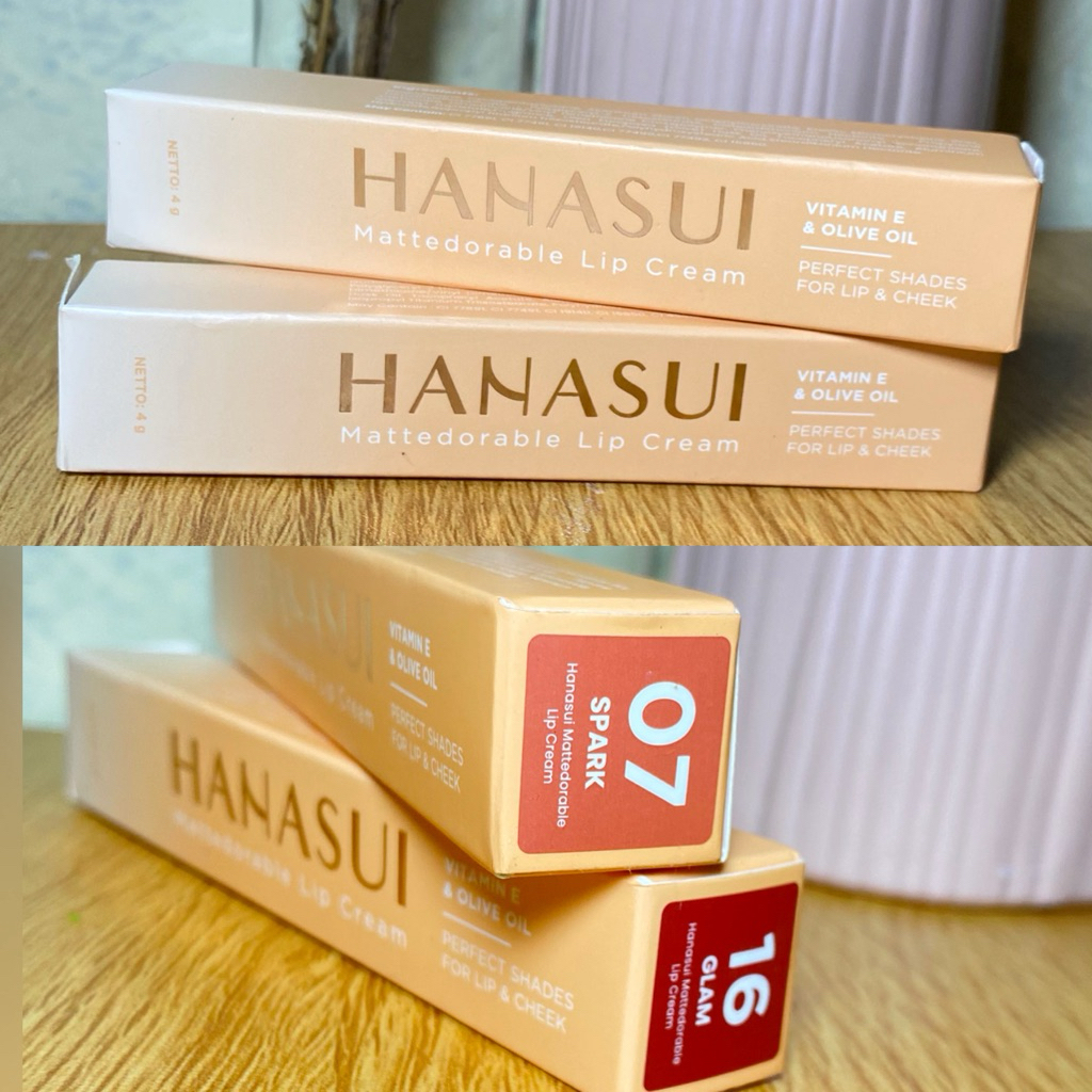 Hanasui mattedorable lip cream ombre