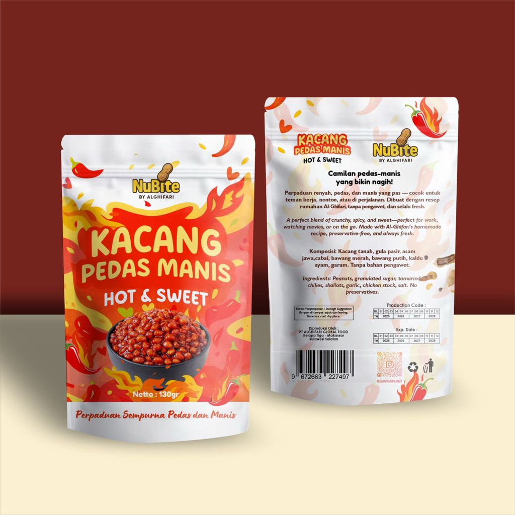 Kacang Balado/Kacang Pedas Manis
