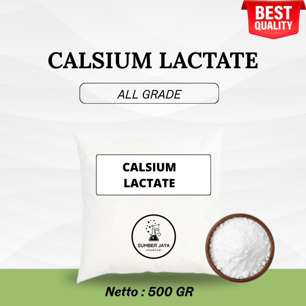 Calcium Lactate / Kalsium Laktat / Calsium Laktat 500 GRAM