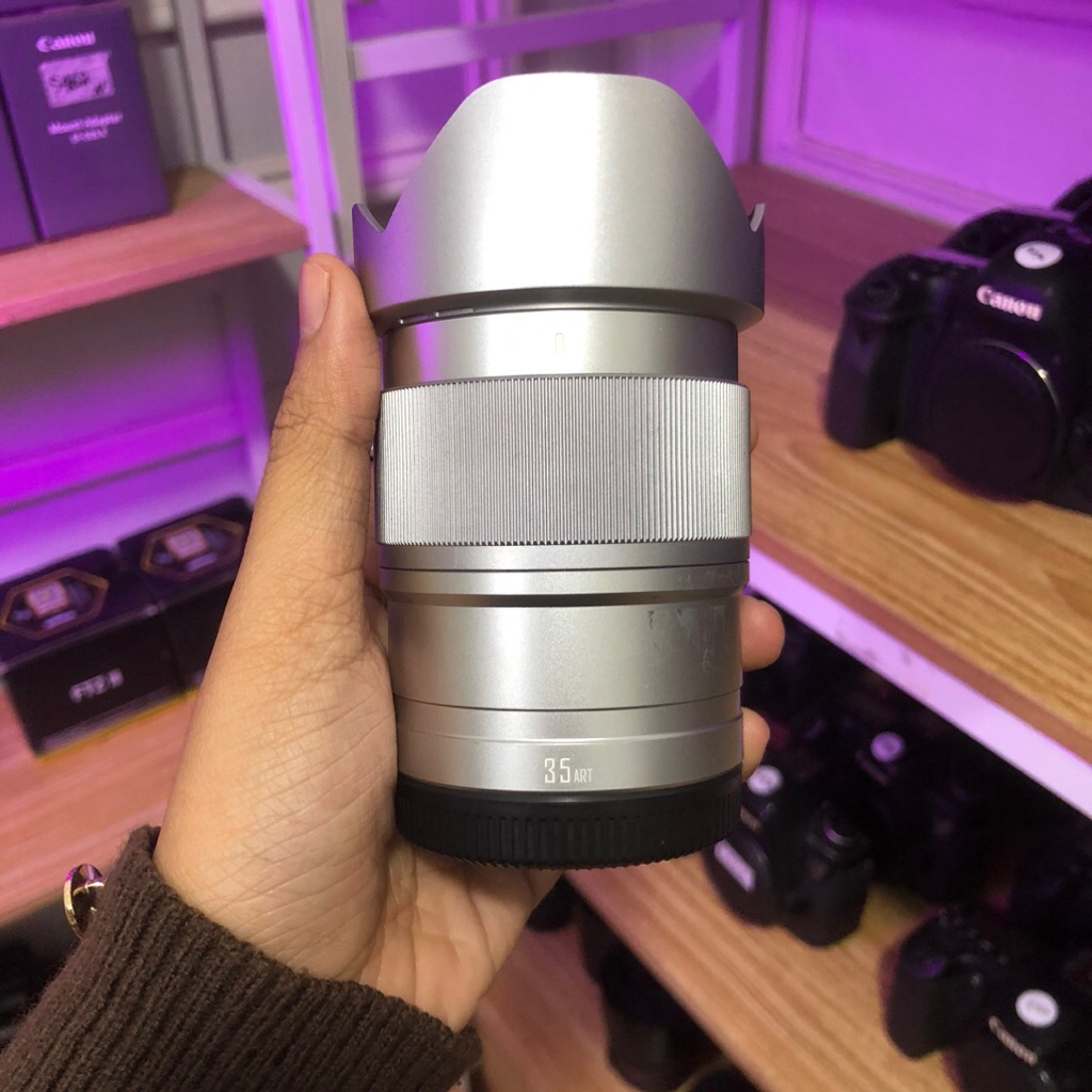 Lensa 35mm f1.8 yongnuo sony fullsetbox