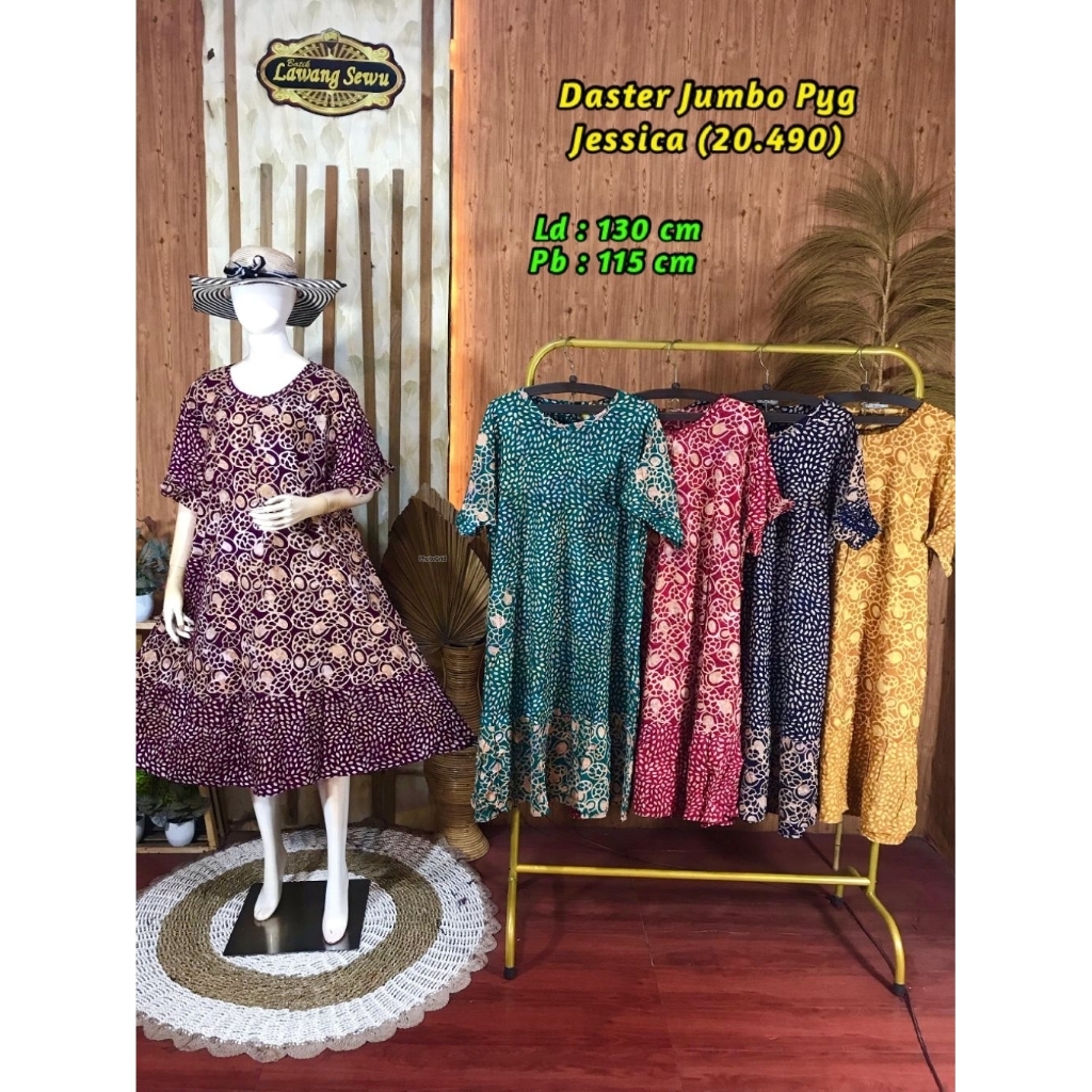Lawang Sewu Daster Homedress Premium Jumbo Batik Cap Halus Katun