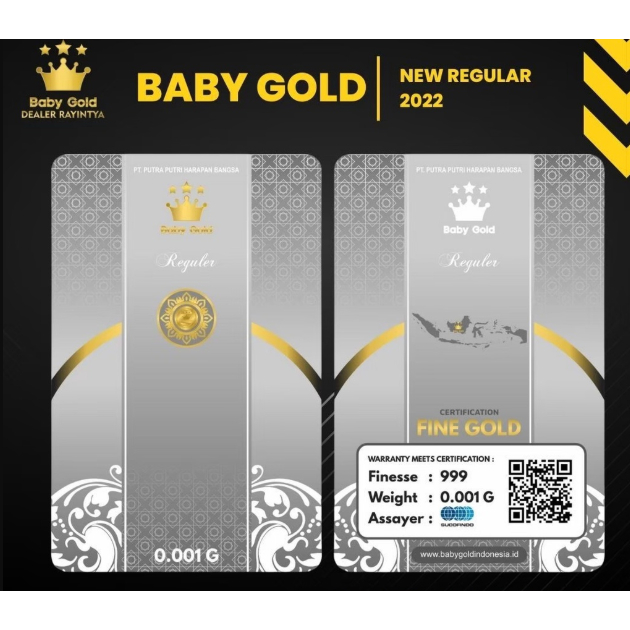 (GIFT) Fine Gold / Baby Gold 0,001 gram