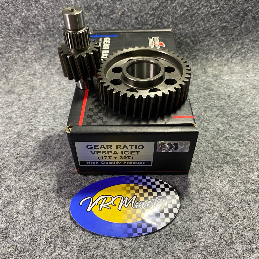 Gigi rasio gear ratio moto 1 vespa iget vespa 150 17/39