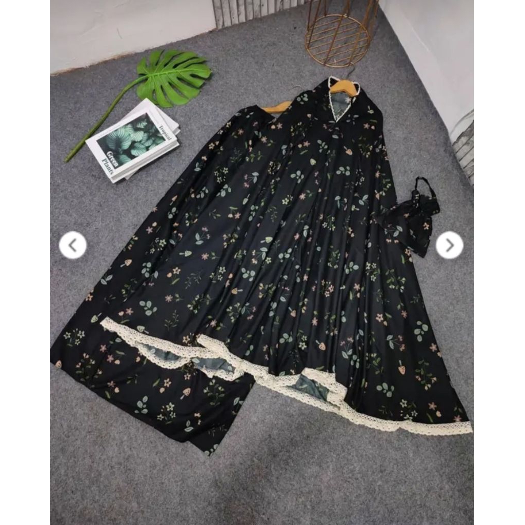 [BARU] Aulia Mukena Dewasa Hitam