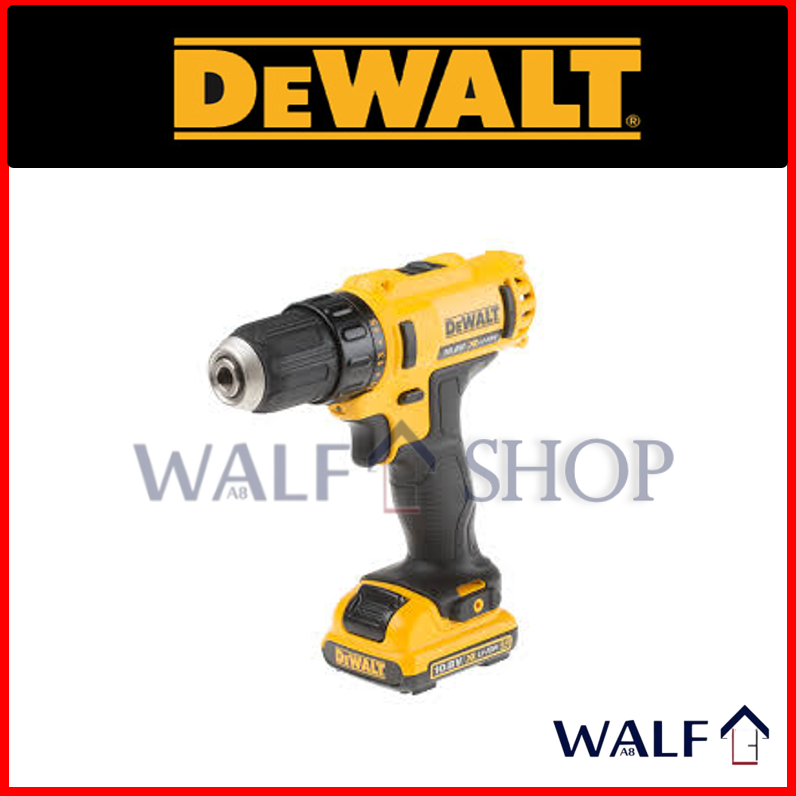 Dewalt Cordless Drill Driver 12V DCD700SA2 | Mesin Bor Baterai Kayu Besi 12Volt