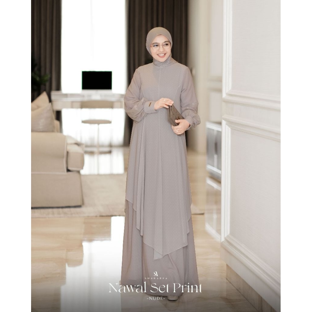 Nawal Set Print (Set Scarf) by shararea