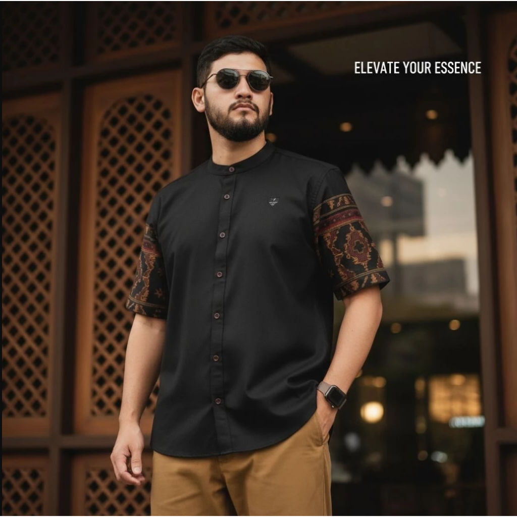 Baju Koko Ayah & Anak Exclusive Modern Terbaru Tren Baju Atasan Muslim Pria Size M-XXL