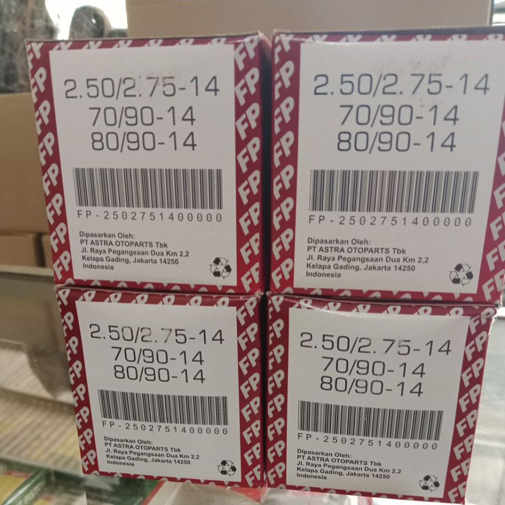 ban dalam federal 70/90-14 & 80/90-14  asli 100% federal