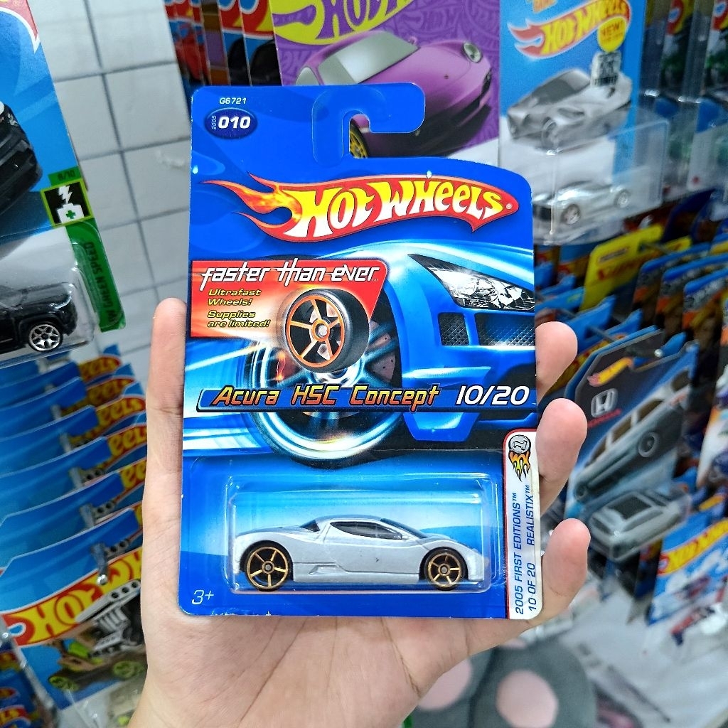 Hot Wheels Acura NSX Concept Silver - Hotwheels Original Mattel