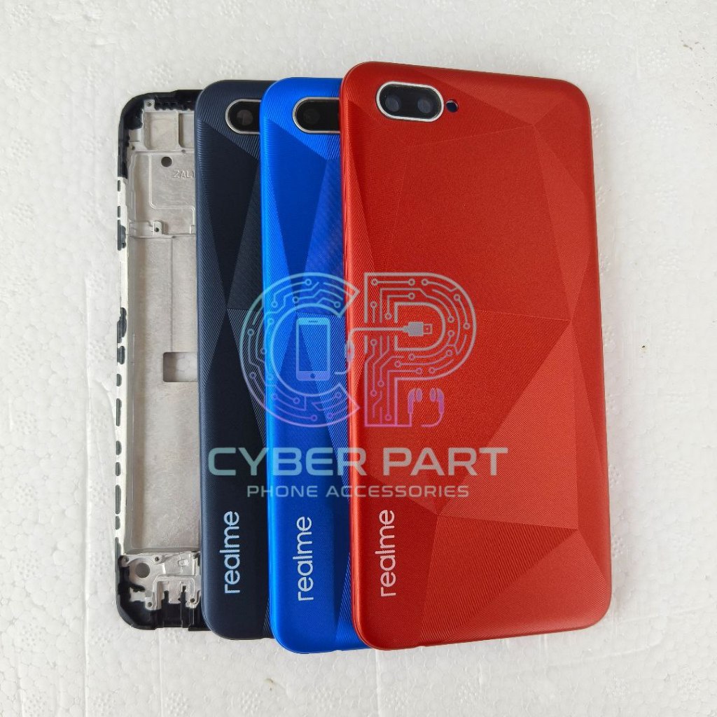 Backdoor Casing Housing Realme C2 RMX1941 RMX194 Back Cover Tutup Belakang + Frame Lcd