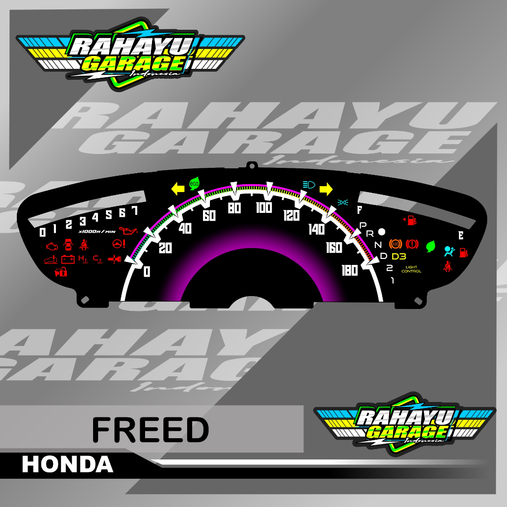 PAPAN SPEEDOMETER CUSTOM HONDA FREED