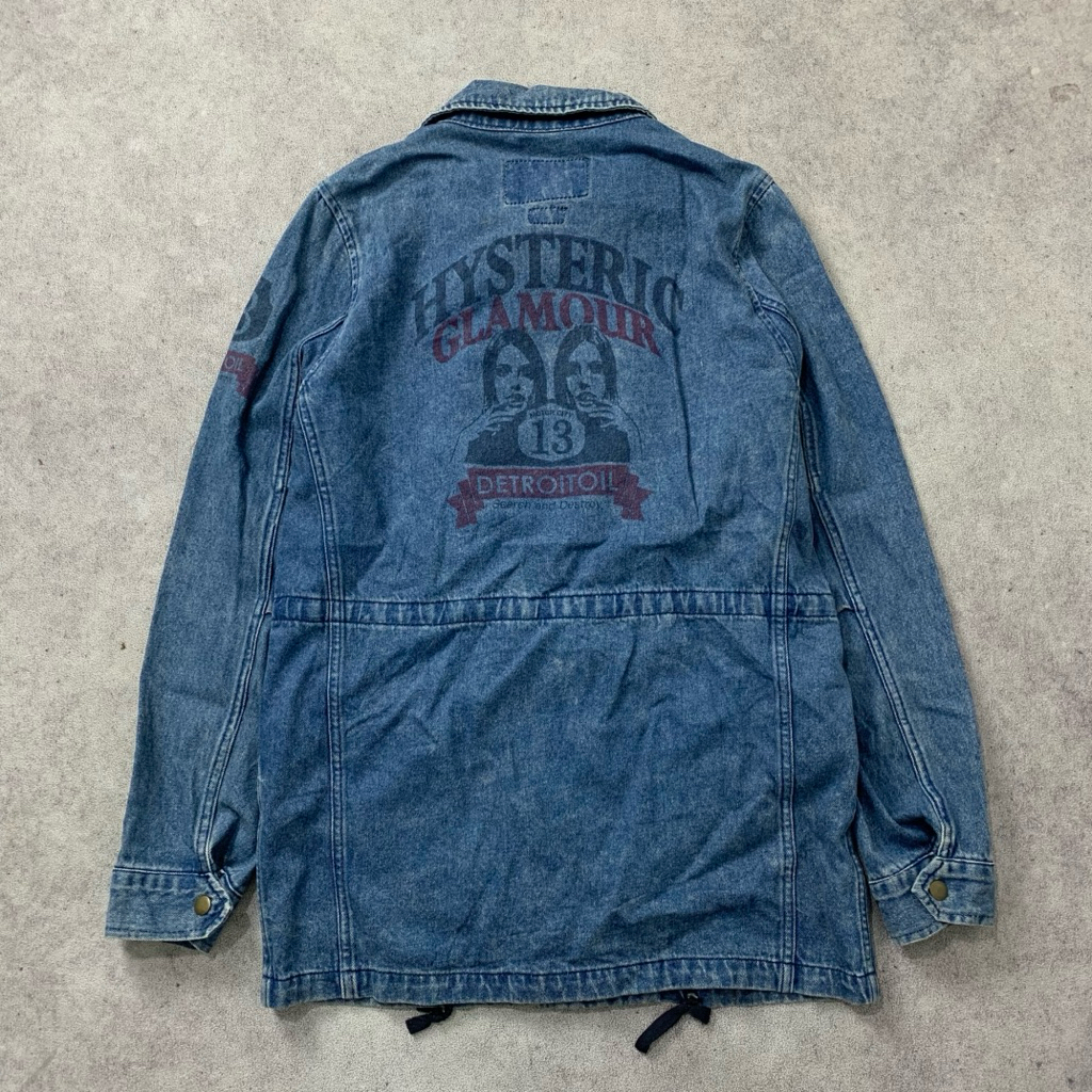 HYSTERIC DENIM PARKA JACKET Des 52