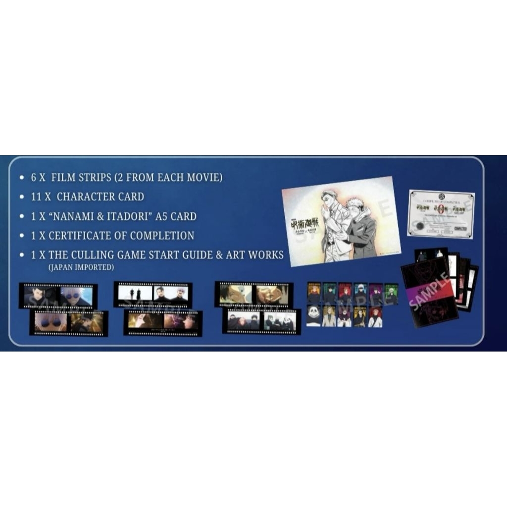 Official Merchandise CGV X Jujutsu Kaisen Shibuya Incident X The Culling Game | Fan Screening Pin Ch