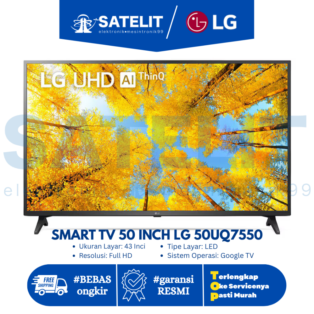 LED TV / SMART TV 50 INCH LG 50UQ7550