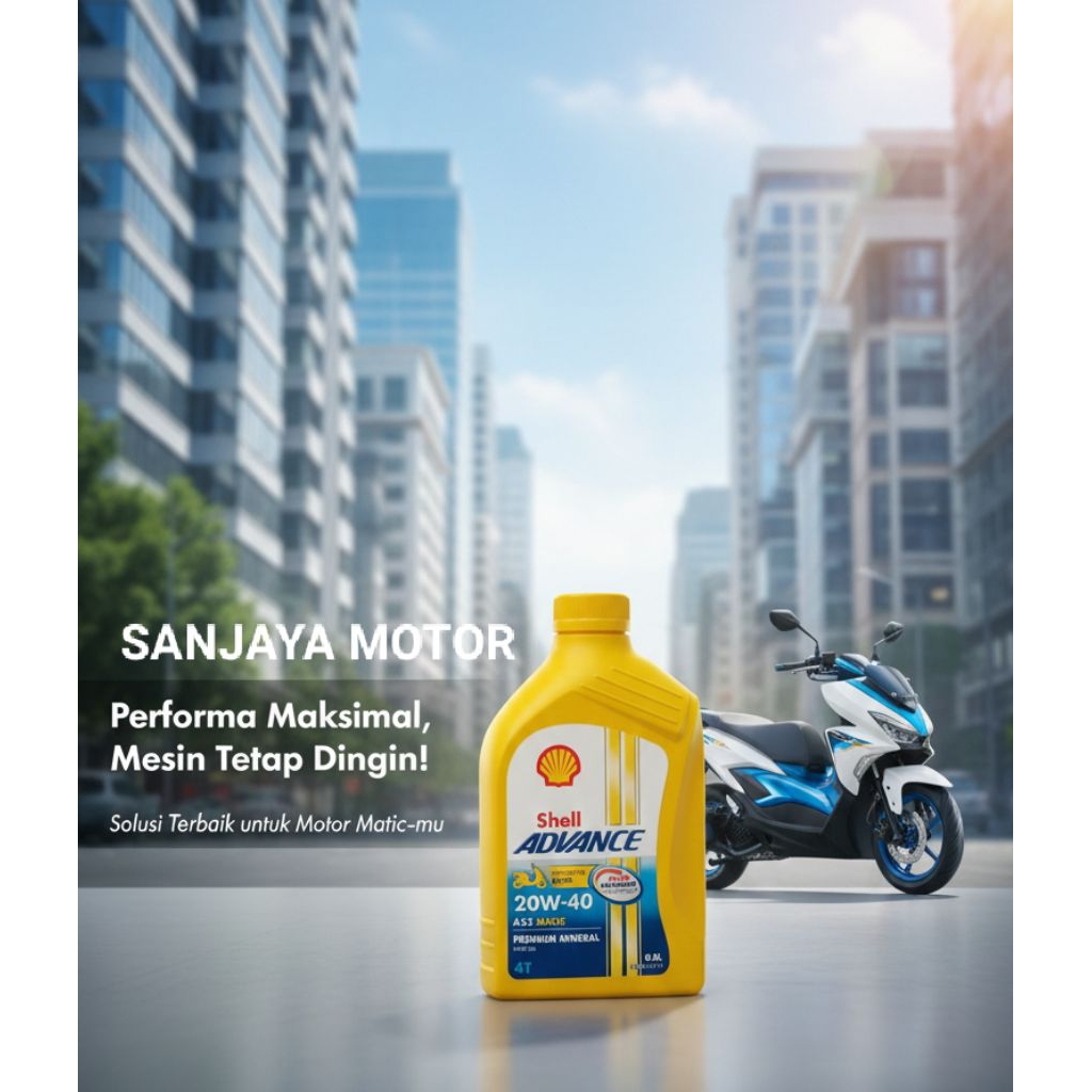 Oli Shell Advance AX5 Matic 20W-40